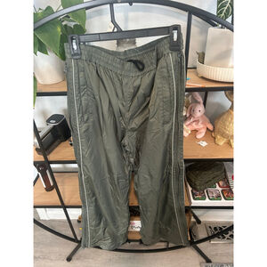 Women's Burton Green Track Pants & Joggers S with White Stripes